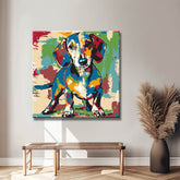 Painting by Numbers Colorful Dachshund Portrait